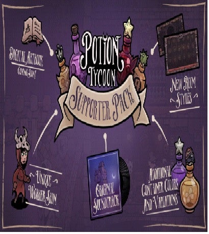 Daedalic Entertainment Potion Tycoon Supporter Pack PC Game